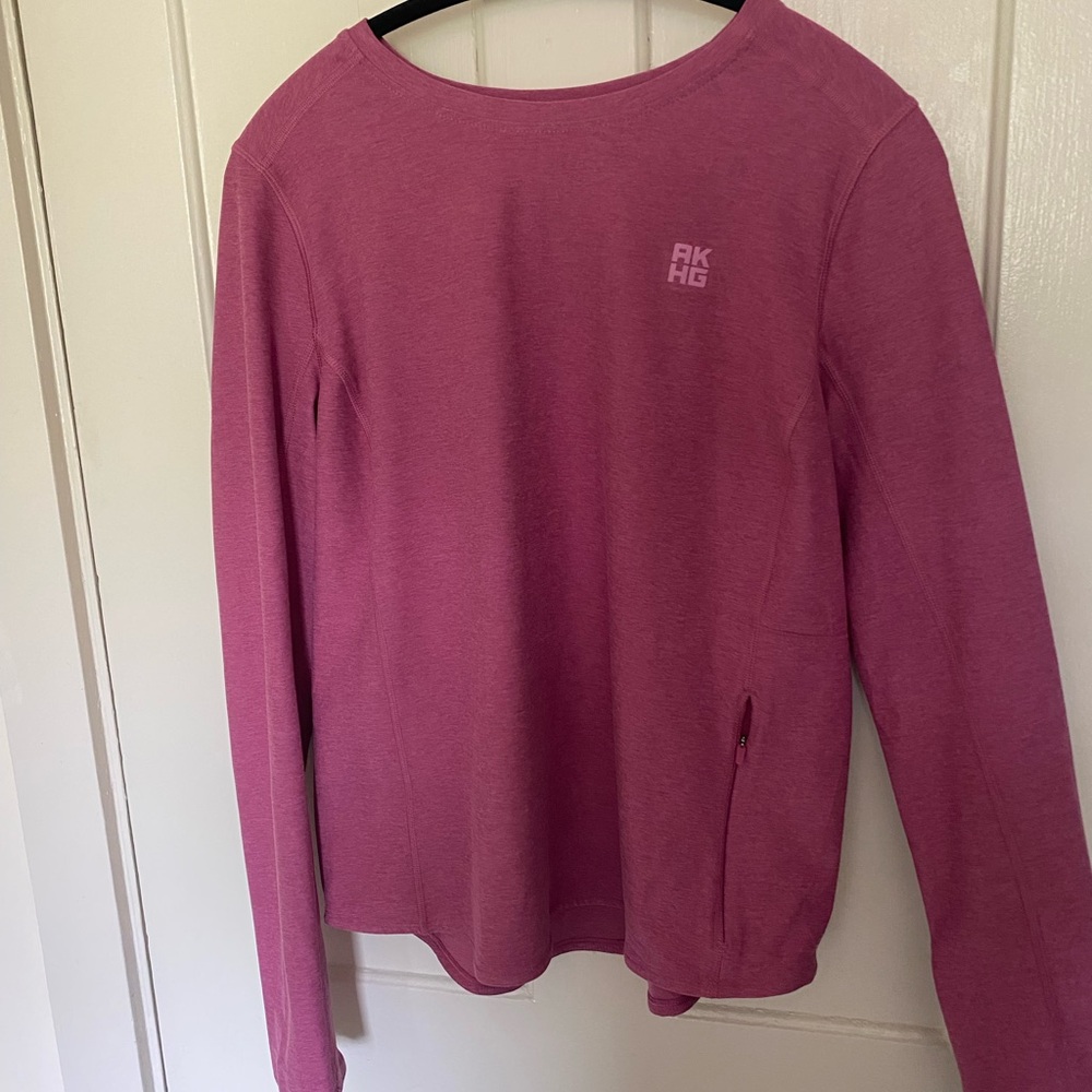 Duluth Trading Alaskan Hardgear Women's Long-Sleeve Crew Pullover - Dusty Rose